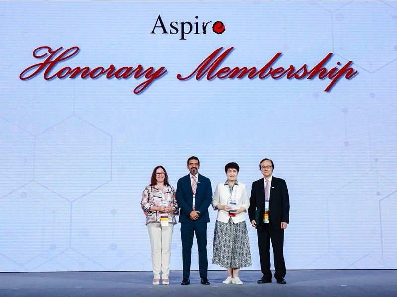 陈子江院士荣获亚太地区生殖医学学会（aspire）荣誉会员